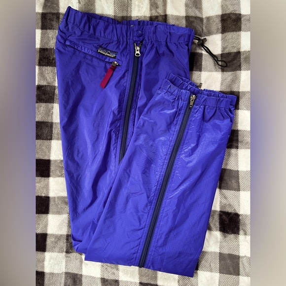 Patagonia Full Side-Zip Water Repellent Pants XS Vintage - Picture 1 of 11